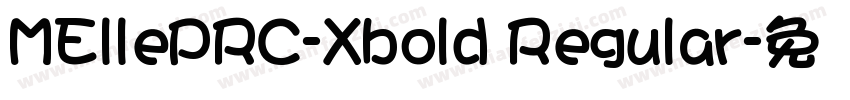 MEllePRC-Xbold Regular字体转换